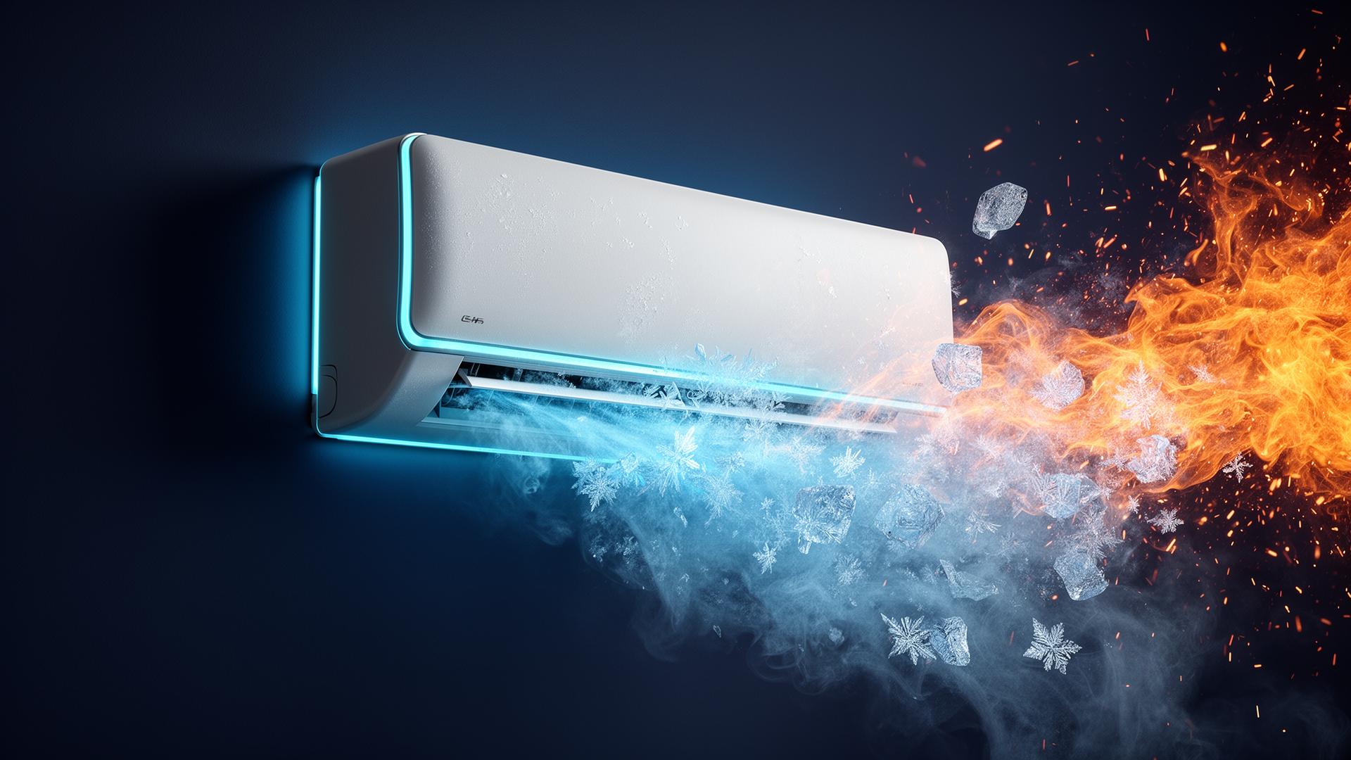 Split AC serviced by A1 AC Repairing — ice cooling meets fire heat